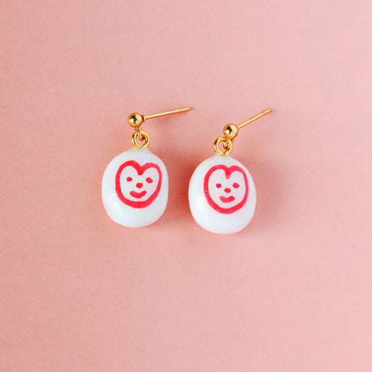 Smiley Heart Dangle