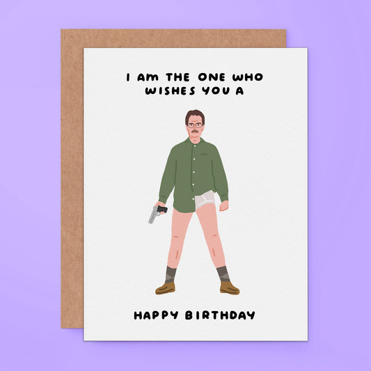 walter white breaking card illustrated card