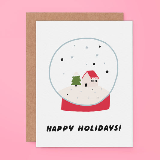 Snow Globe - Happy Holidays