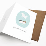 Load image into Gallery viewer, You Make Me Happy | Eco-Friendly Greeting Card
