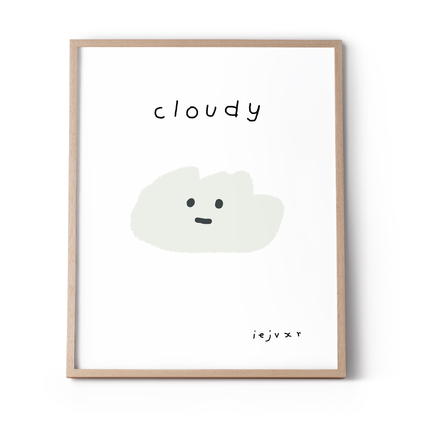 Cloudy Print