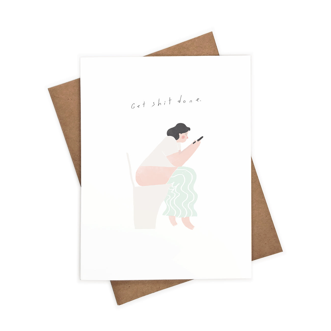 Get Shit Done | Eco-Friendly Greeting Card