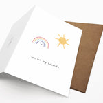 Load image into Gallery viewer, You Are My Favorite | Eco-Friendly Greeting Card
