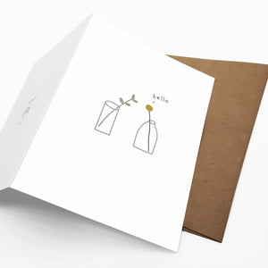 Hello (Thinking of you) | Eco-Friendly Greeting Card