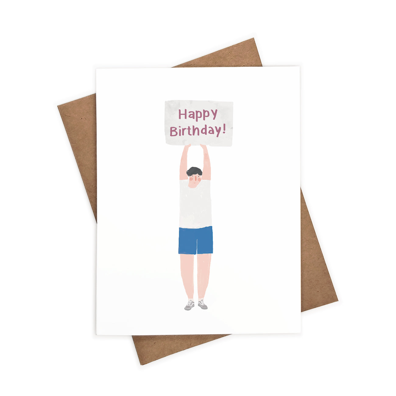 Happy Birthday! Signage | Eco-Friendly Greeting Card