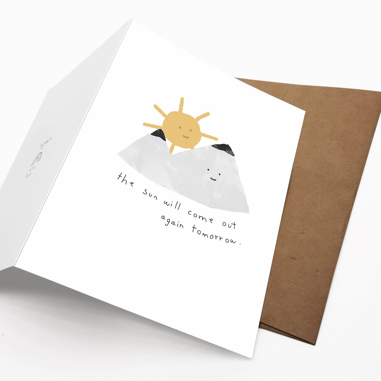 The Sun Will Come Out Again Tmr | Eco-Friendly Greeting Card