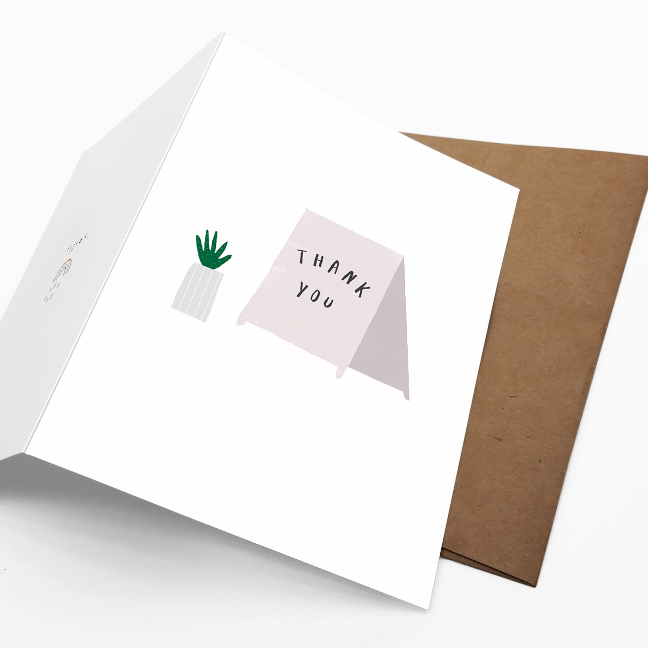 Thank You Sign | Eco-Friendly Greeting Card