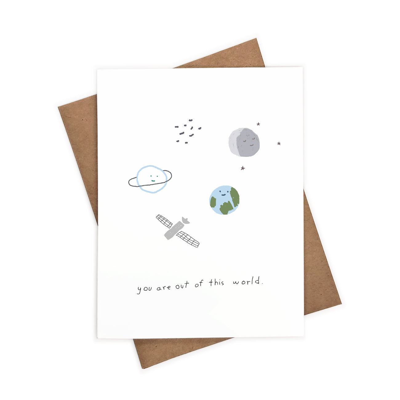 You Are Out Of This World | Eco-Friendly Greeting Card