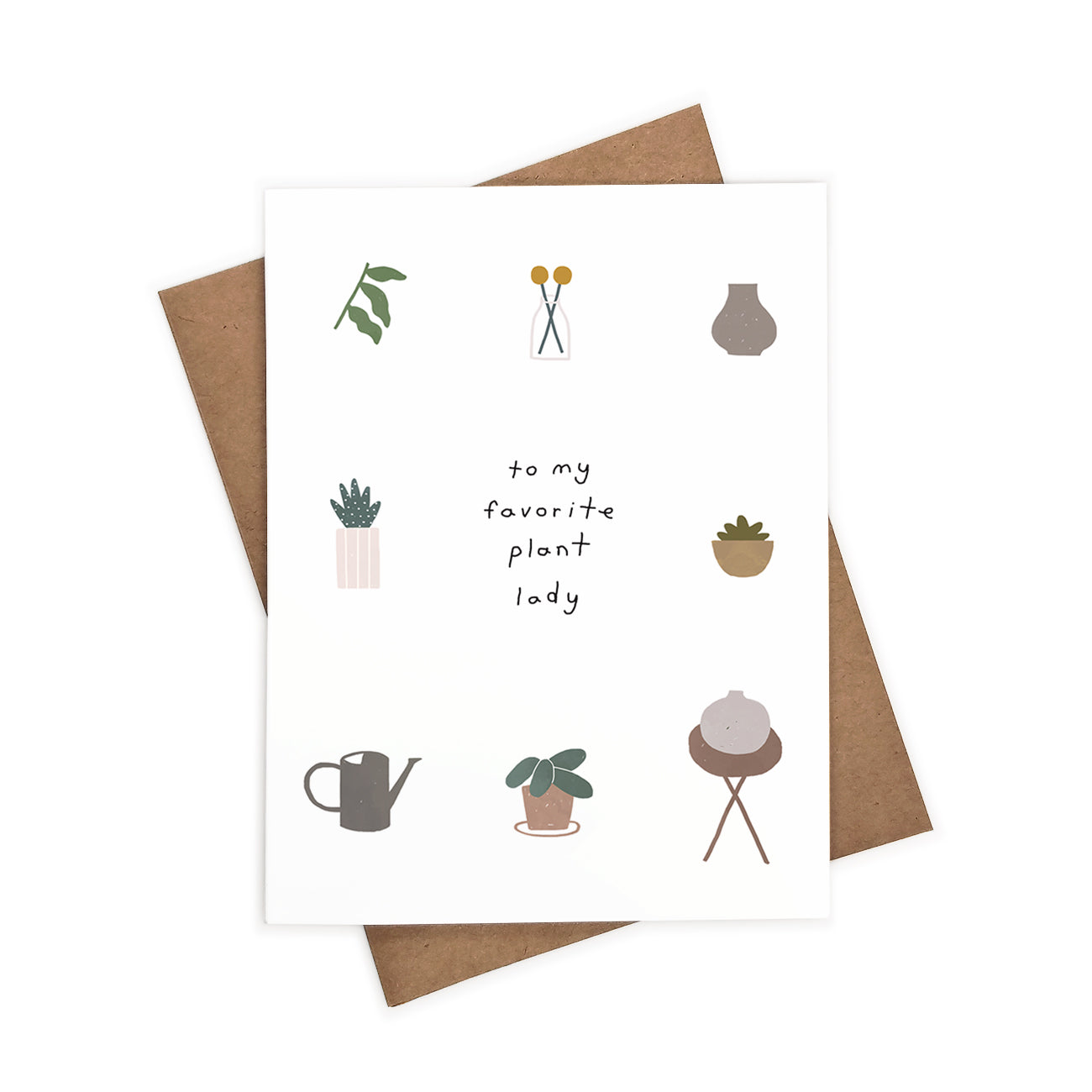 To My Favorite Plant Lady | Eco-Friendly Greeting Card