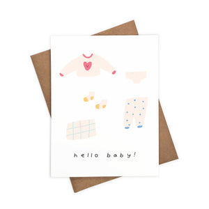 Hello Baby! | Eco-Friendly Greeting Card