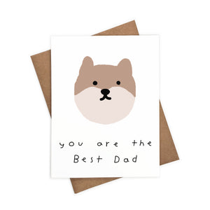 Corgi, You Are The Best Dad | Eco-Friendly Greeting Card