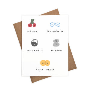 Find Each Other, Universe | Eco-Friendly Greeting Card