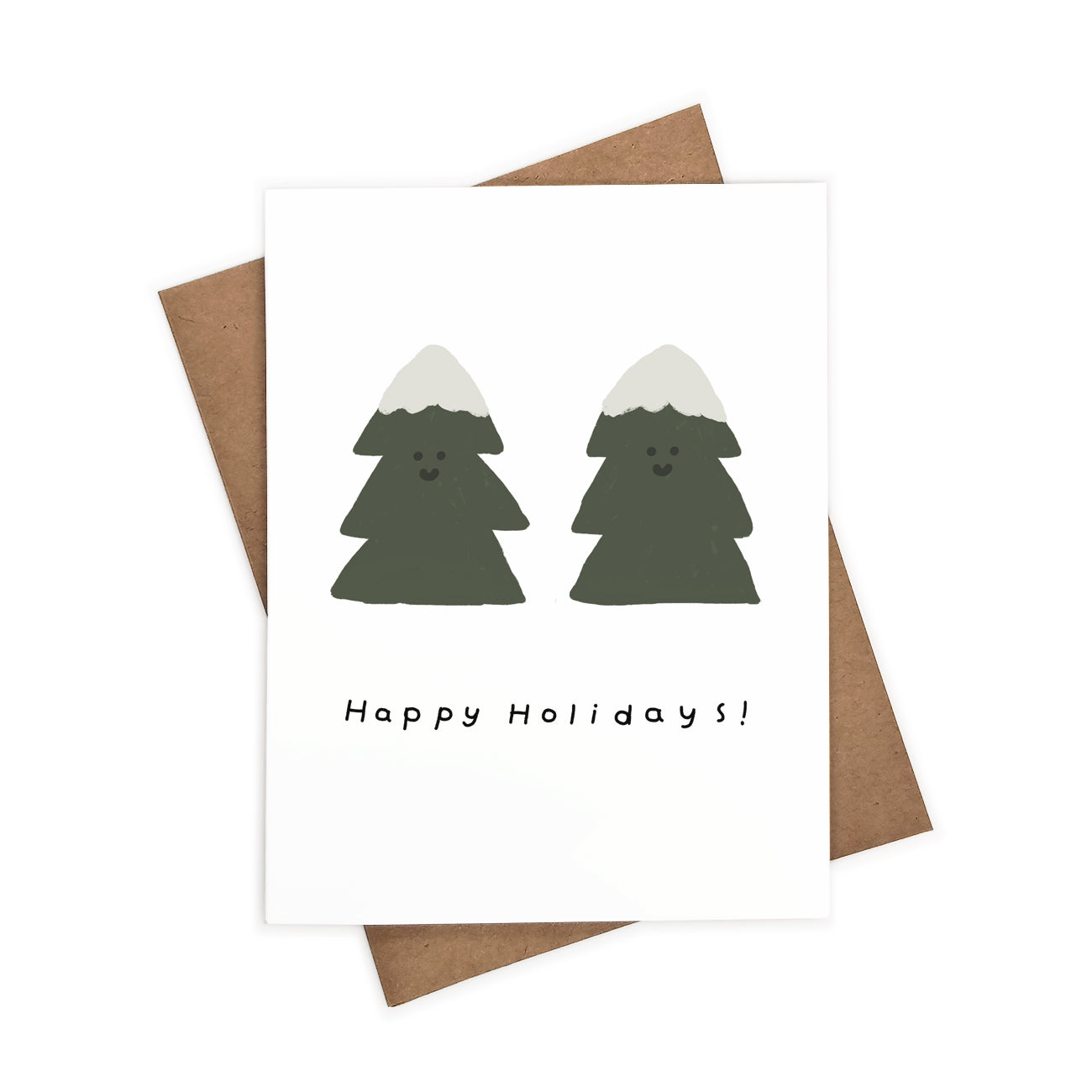 Happy Holidays! Trees | Eco-Friendly Greeting Card