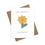 Load image into Gallery viewer, You Perfect Sunflower | Eco-Friendly Greeting Card
