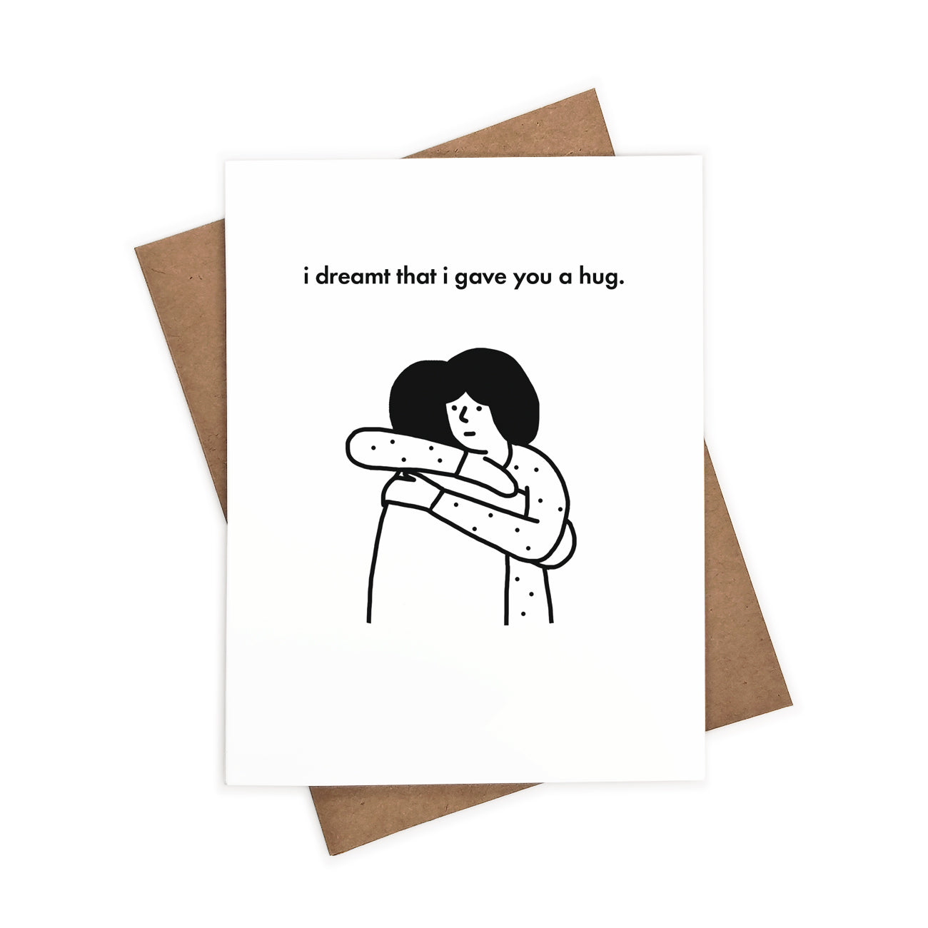 I Dreamt That I Gave You A Hug | Eco-Friendly Greeting Card