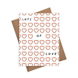 Lots Of Love | Eco-Friendly Greeting Card