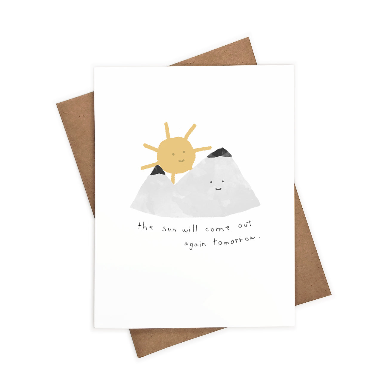 The Sun Will Come Out Again Tmr | Eco-Friendly Greeting Card