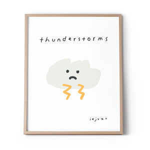Thunderstorms Print
