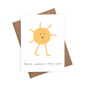 Here Comes The Sun | Eco-Friendly Greeting Card