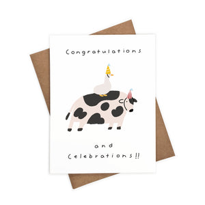 Congratulations & Celebrations! | Eco-Friendly Greeting Card