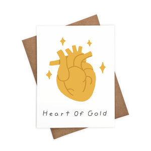 Heart Of Gold | Eco-Friendly Greeting Card
