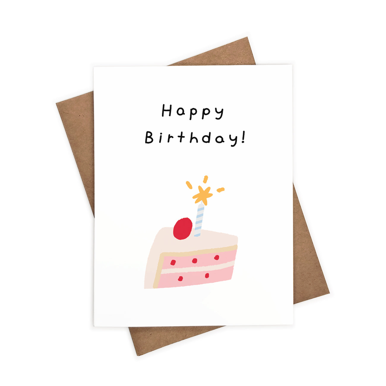 Happy Birthday Cake | Eco-Friendly Greeting Card