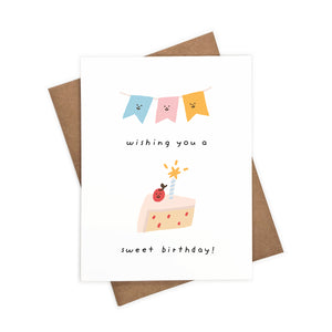 Wishing You A Sweet Birthday! | Eco-Friendly Greeting Card