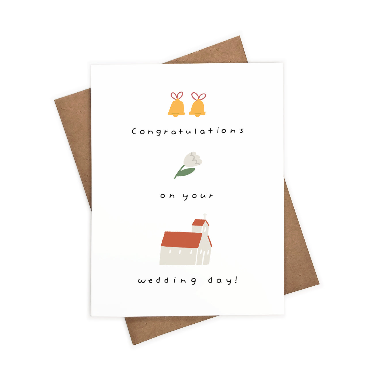 Wedding Day Congratulations! | Eco-Friendly Greeting Card