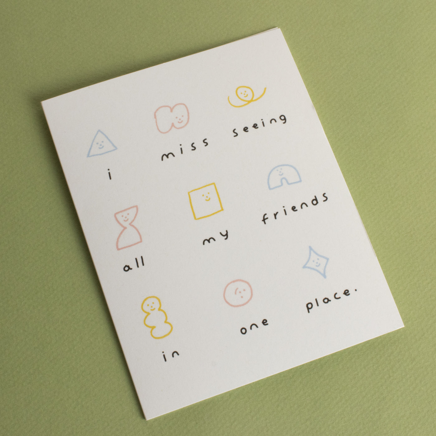 Friends In One Place | Eco-Friendly Greeting Card