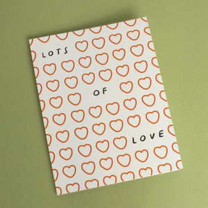 Lots Of Love | Eco-Friendly Greeting Card